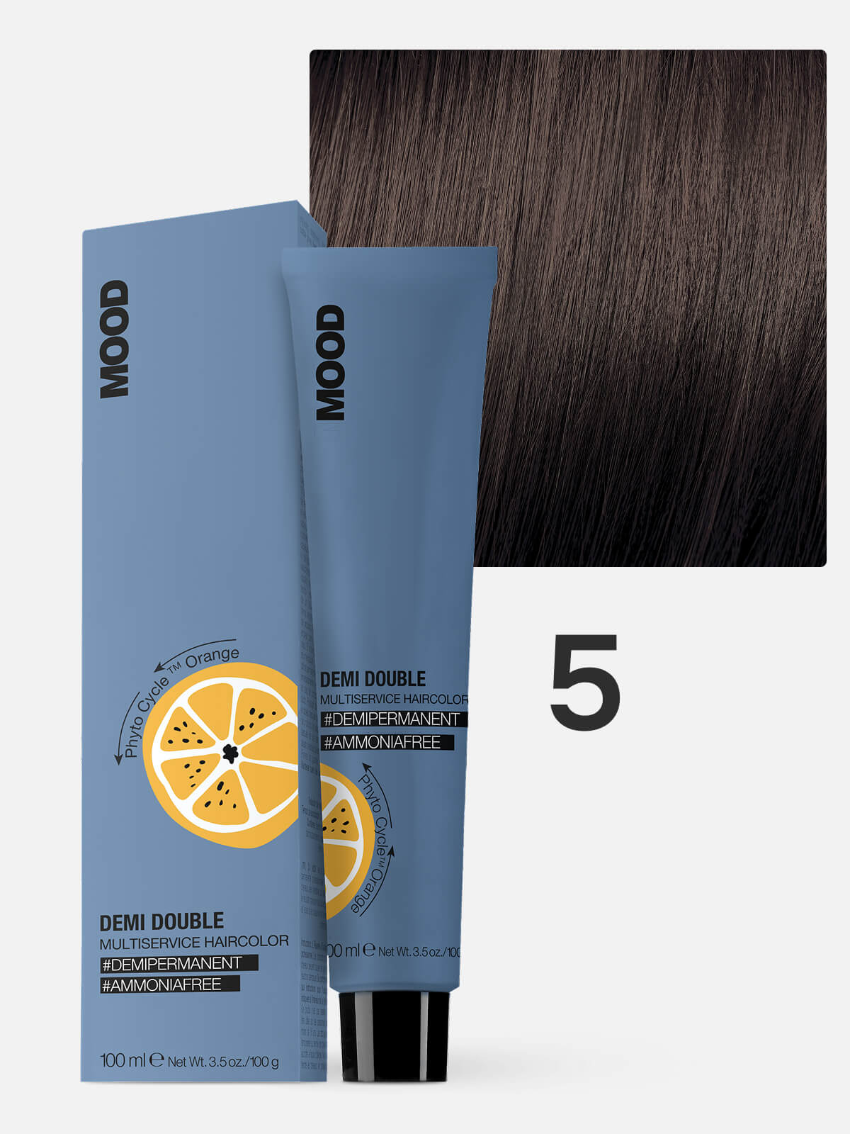 0102040005.jpg MOOD DEMI DOUBLE Краска для волос 5 светлый шатен натуральный 100мл — изображение 1