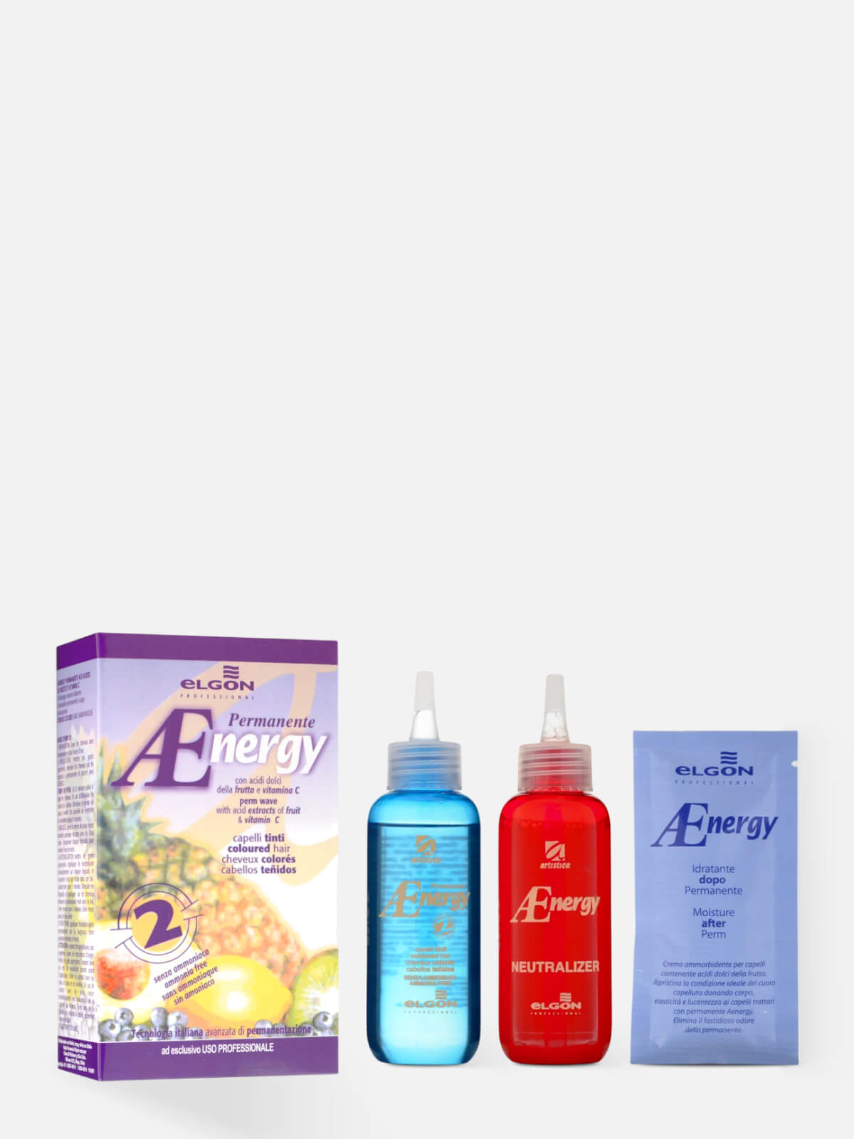 0601100100.jpg ELGON TEXTURIZATION Набор для химической завивки AENERGY PERMANENTE №2 215мл — изображение 1