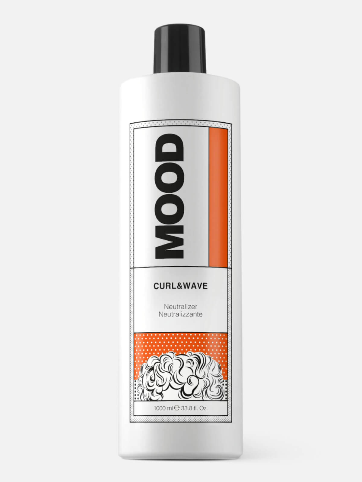 0602031000.jpg MOOD CURL & WAVE Нейтрализатор универсальный для химической завивки волос UNIVERSAL 1000мл — изображение 1
