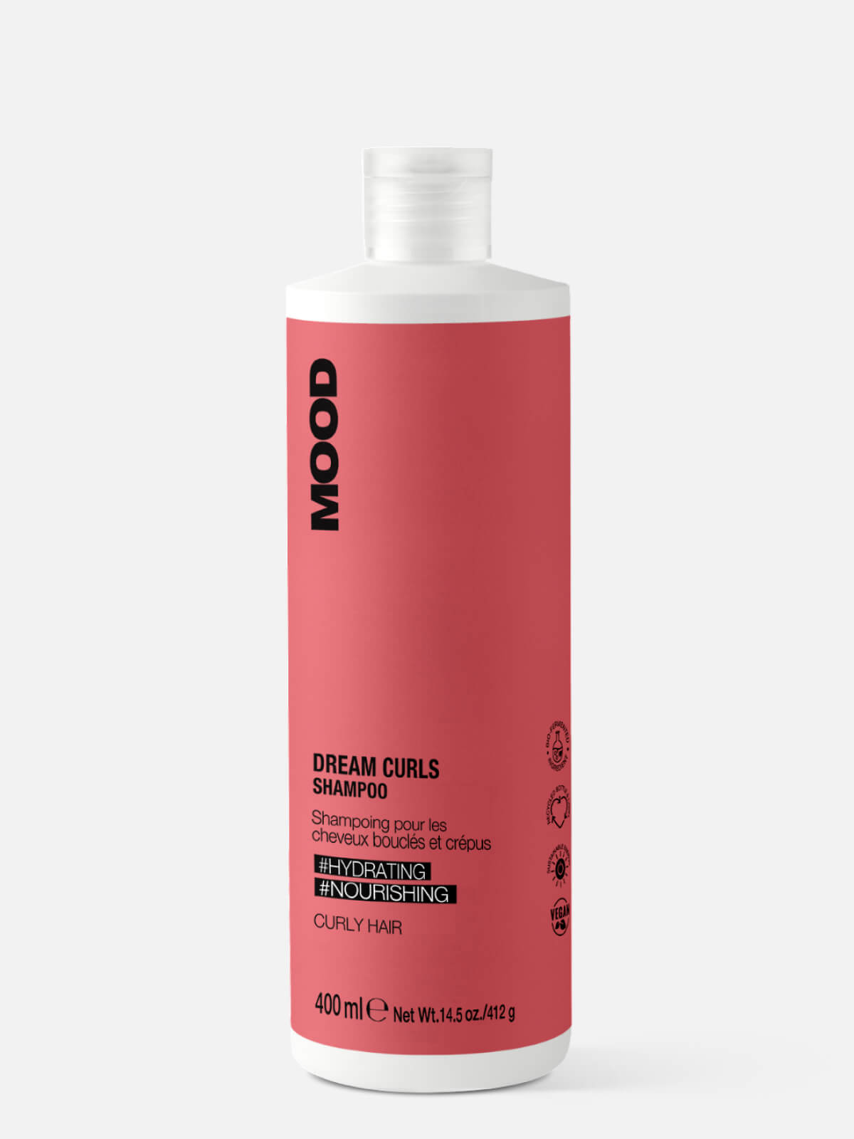 0702330400.jpg MOOD DREAM CURLS Шампунь для кудрявых волос увлажняющий 400мл — изображение 1
