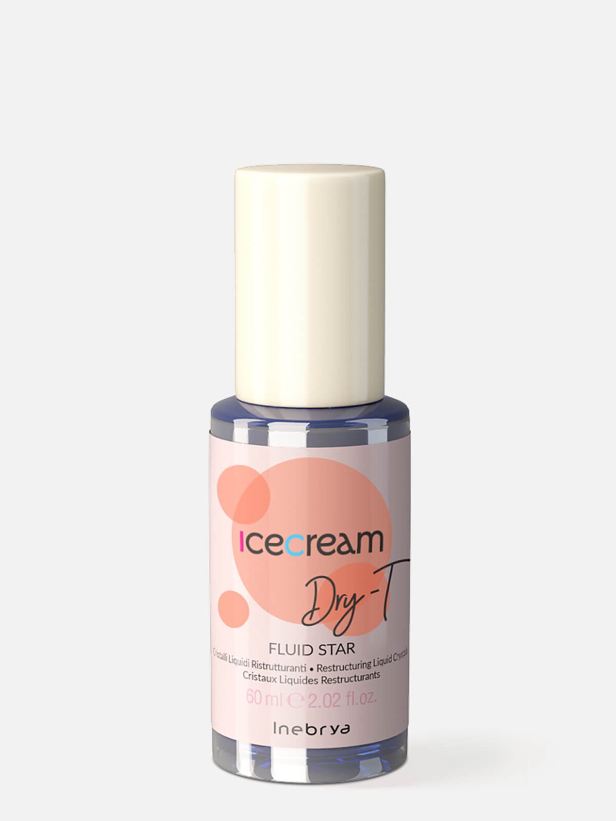 1026328.jpg INEBRYA ICE CREAM DRY-T Флюид для волос "Жидкие кристаллы" для сухих волос FLUID STAR 60мл — изображение 1