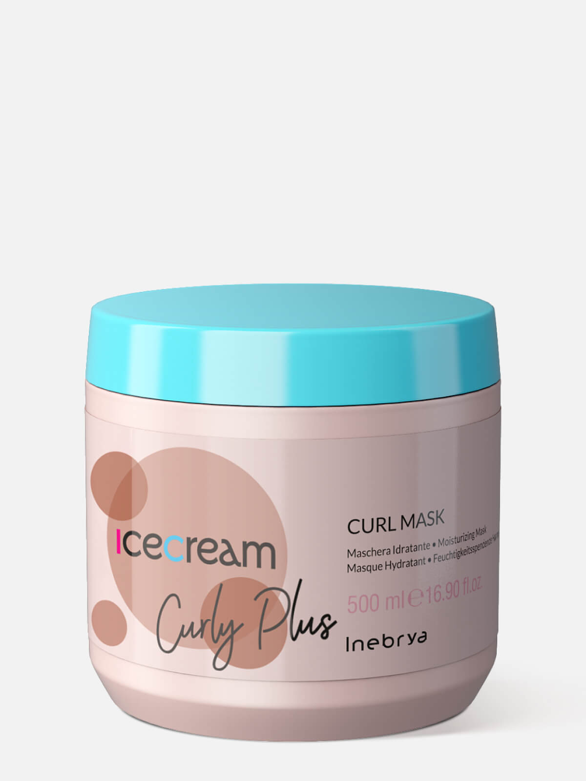 1026369.jpg INEBRYA ICE CREAM CURLY PLUS Маска увлажняющая для кудрявых волос CURL MOISTURIZING MASK 500мл — изображение 1