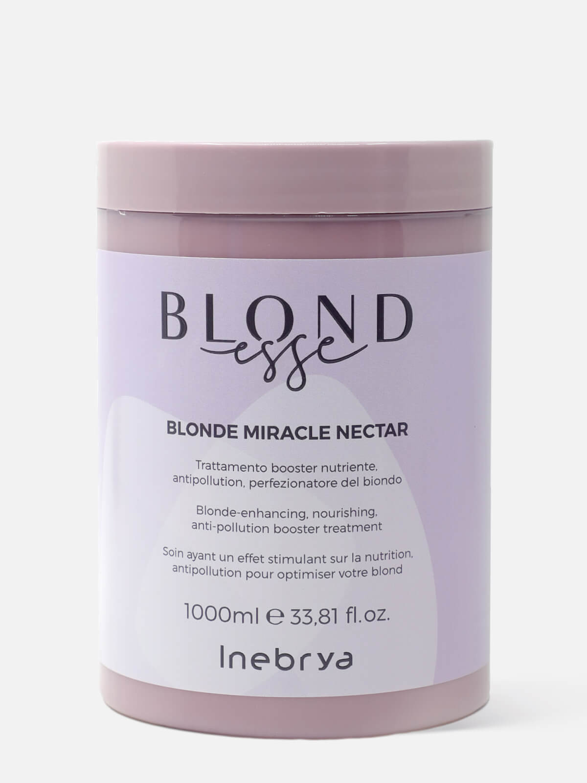 26148i.jpg INEBRYA BLONDESSE Маска питательная для осветленных волос BLONDE MIRACLE NECTAR 1000мл — изображение 1