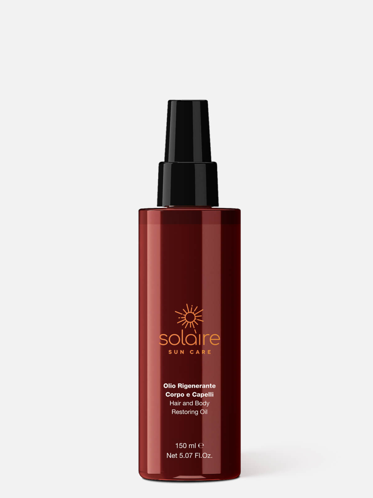comp035.jpg SOLAIRE Масло-спрей для волос и тела после солнца Hair and Body Restoring Oil 150мл — изображение 1