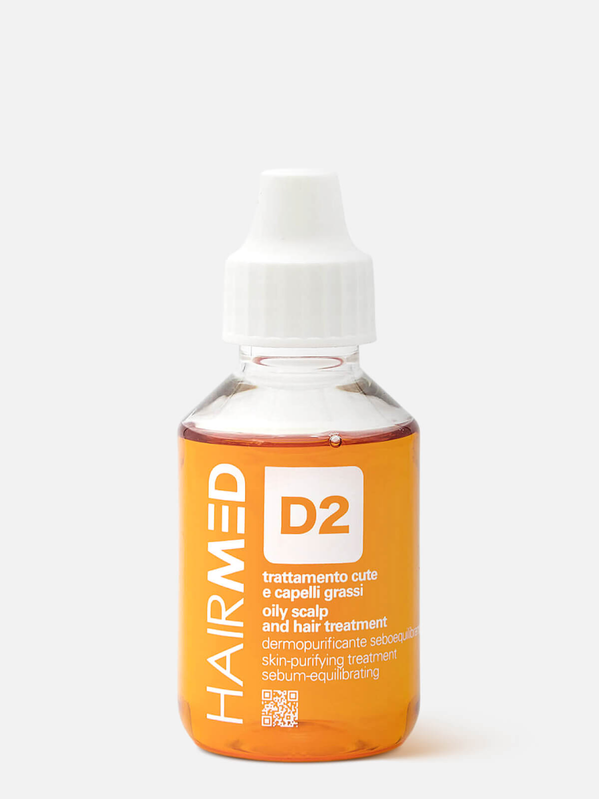 d2-100.jpg HAIRMED OILY SCALP AND HAIR D2 Лосьон очищающий для жирной кожи головы Skin-Purifying Treatment Sebum-Equilibratin 100мл — изображение 1