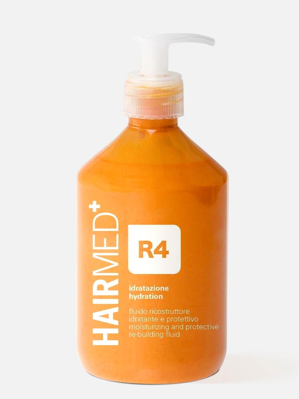 r4-500.jpg HAIRMED HYDRATION R4 Флюид для увлажнения сухих волос Moisturizing and Protective Re-Building Fluid 500мл — изображение 1