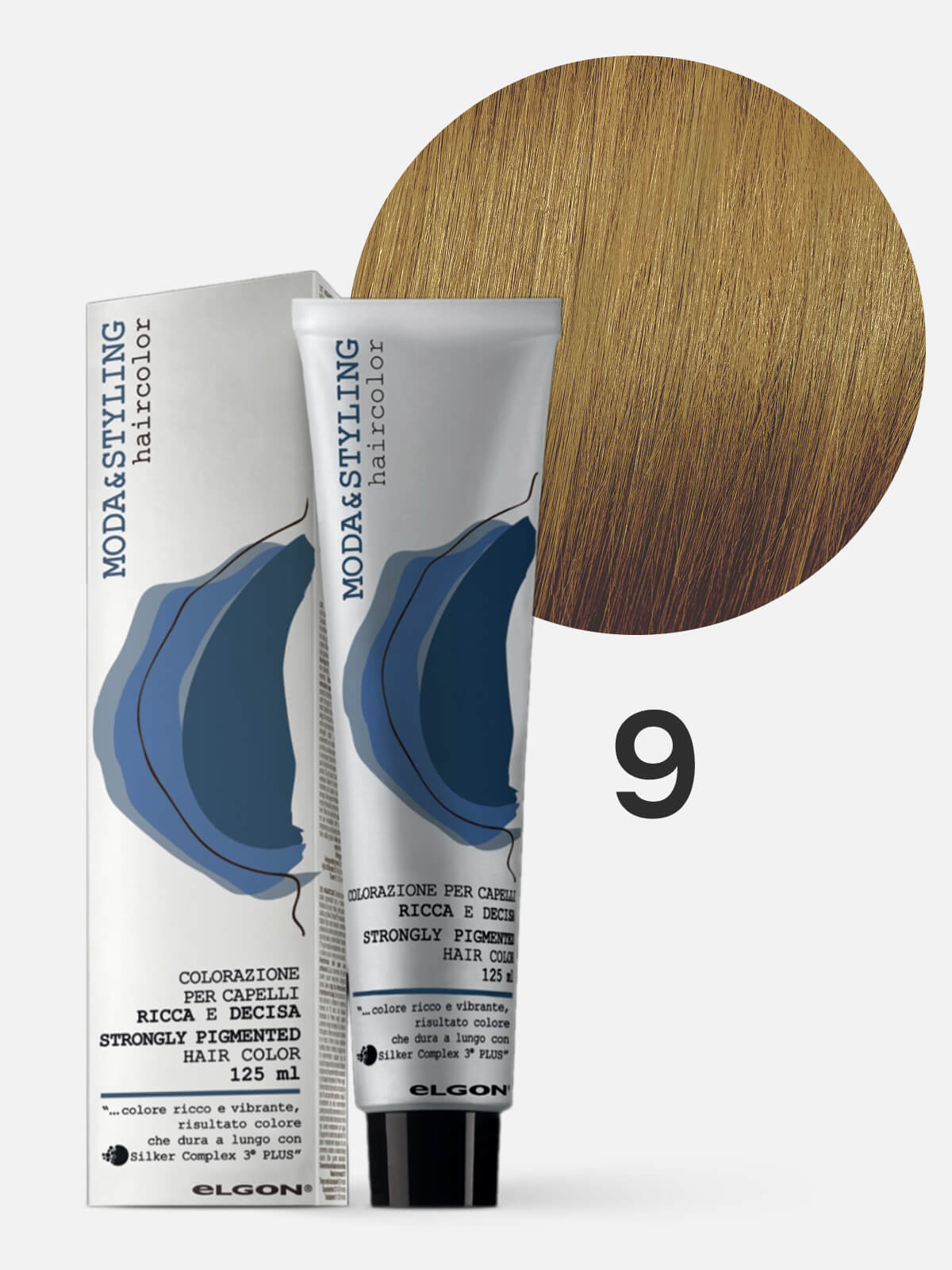 elgon modastyling Краска для волос 9 очень светлый блонд extra light blonde 125мл ELGON MODASTYLING Краска для волос 9 очень светлый блонд Extra Light Blonde 125мл — изображение 1