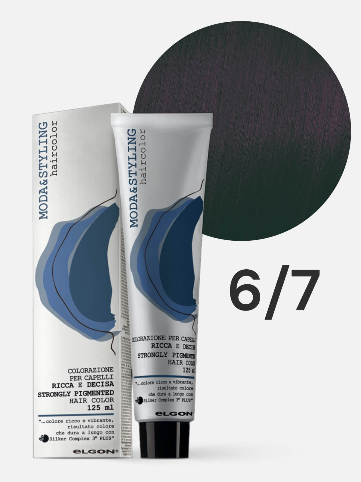 elgon modastyling Краска для волос 6/7 темный блонд фиолет violet dark blonde violet dark blonde 125мл ELGON MODASTYLING Краска для волос 6/7 темный блонд фиолет Violet Dark Blonde Violet Dark Blonde 125мл — изображение 1