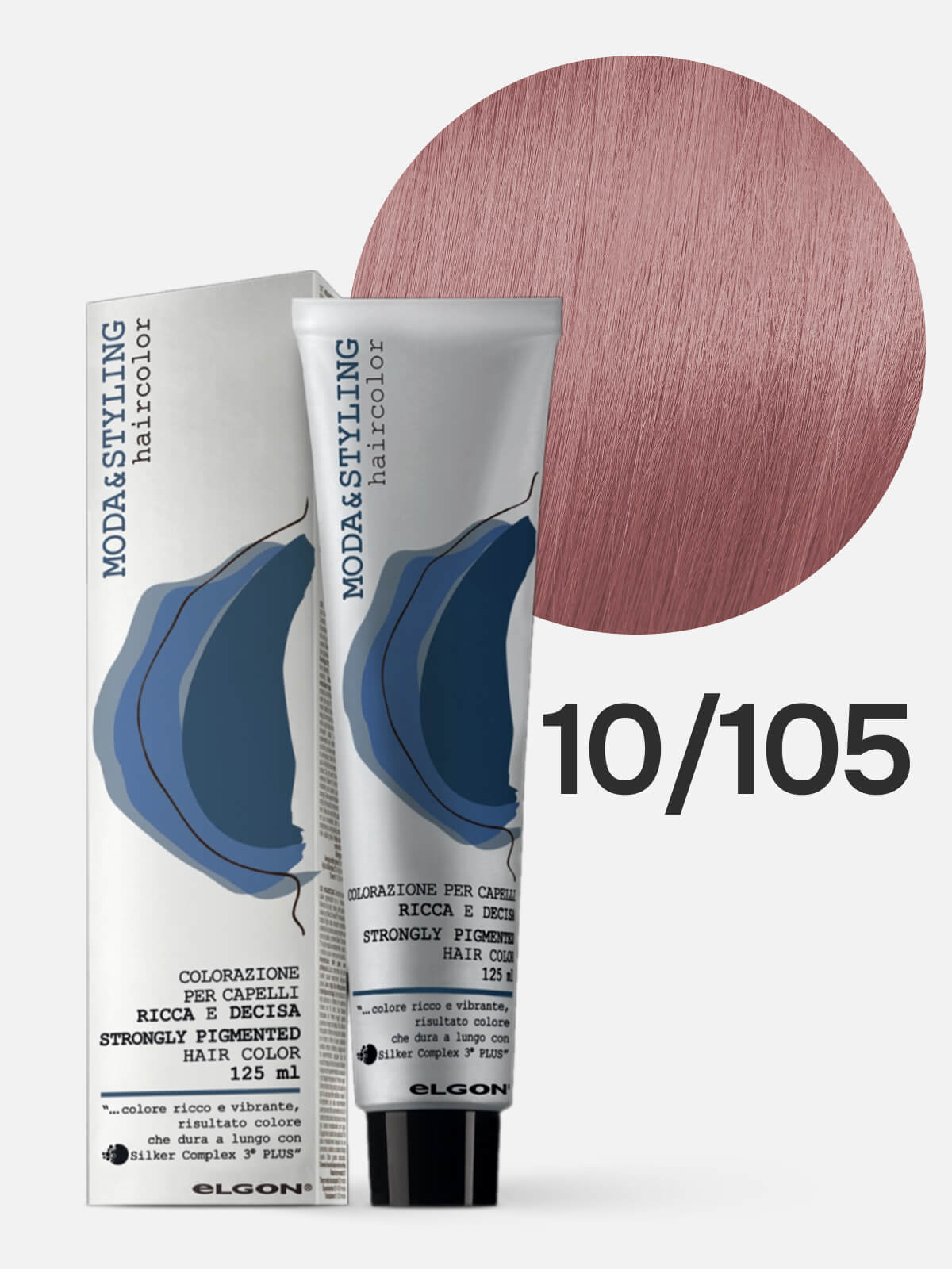 elgon modastyling Краска для волос 10/105 розовый кварц 125мл ELGON MODASTYLING Краска для волос 10/105 розовый кварц 125мл — изображение 1