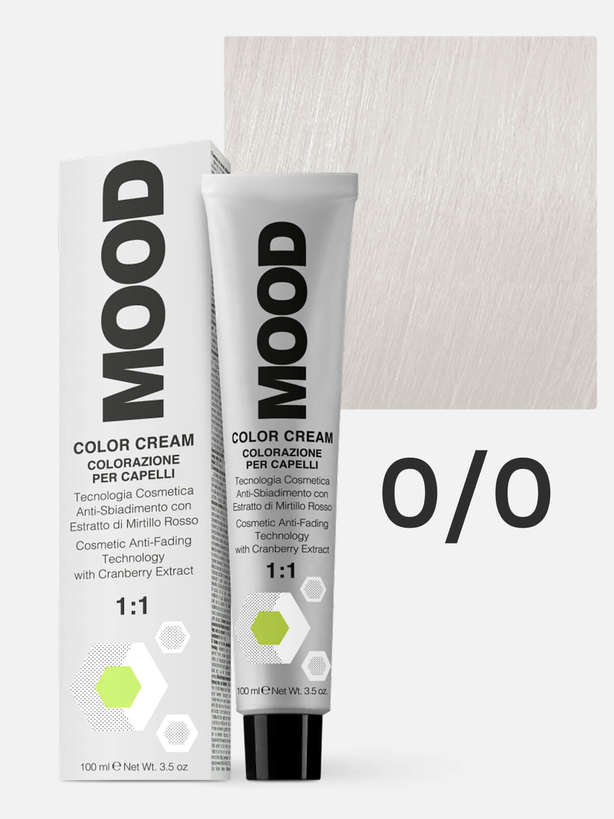 mood Краска для волос 0/0 усилитель осветления 100мл MOOD Краска для волос 0/0 усилитель осветления 100мл — изображение 1