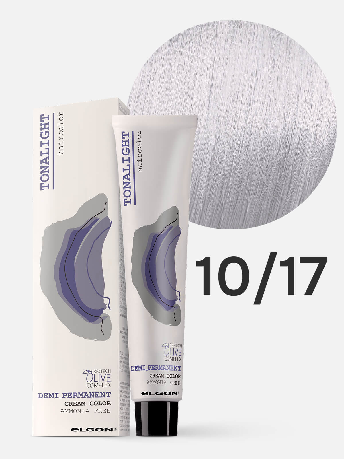 elgon tonalight Краска для волос тонирующая деми перманентная 10.17 платиновый блондин пепельно перламутровый 100мл ELGON TONALIGHT Краска для волос тонирующая деми-перманентная 10.17 платиновый блондин пепельно-перламутровый 100мл — изображение 1