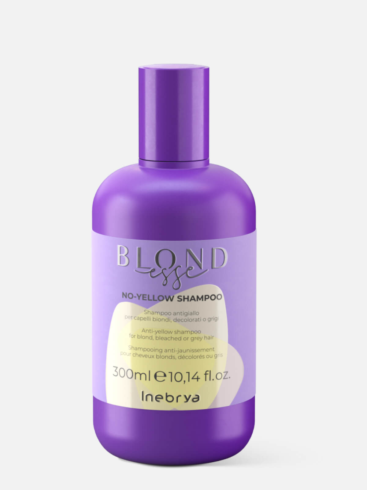 inebrya blondesse no yellow Шампунь для волос анти желтый для оттенков блонд no yellow shampoo 300мл INEBRYA BLONDESSE NO-YELLOW Шампунь для волос анти-желтый для оттенков блонд NO-YELLOW SHAMPOO 300мл — изображение 1