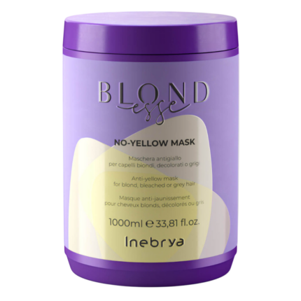 INEBRYA Blondesse No Yellow Mask Маска антижелтая для осветленных и седых волос 1000 мл