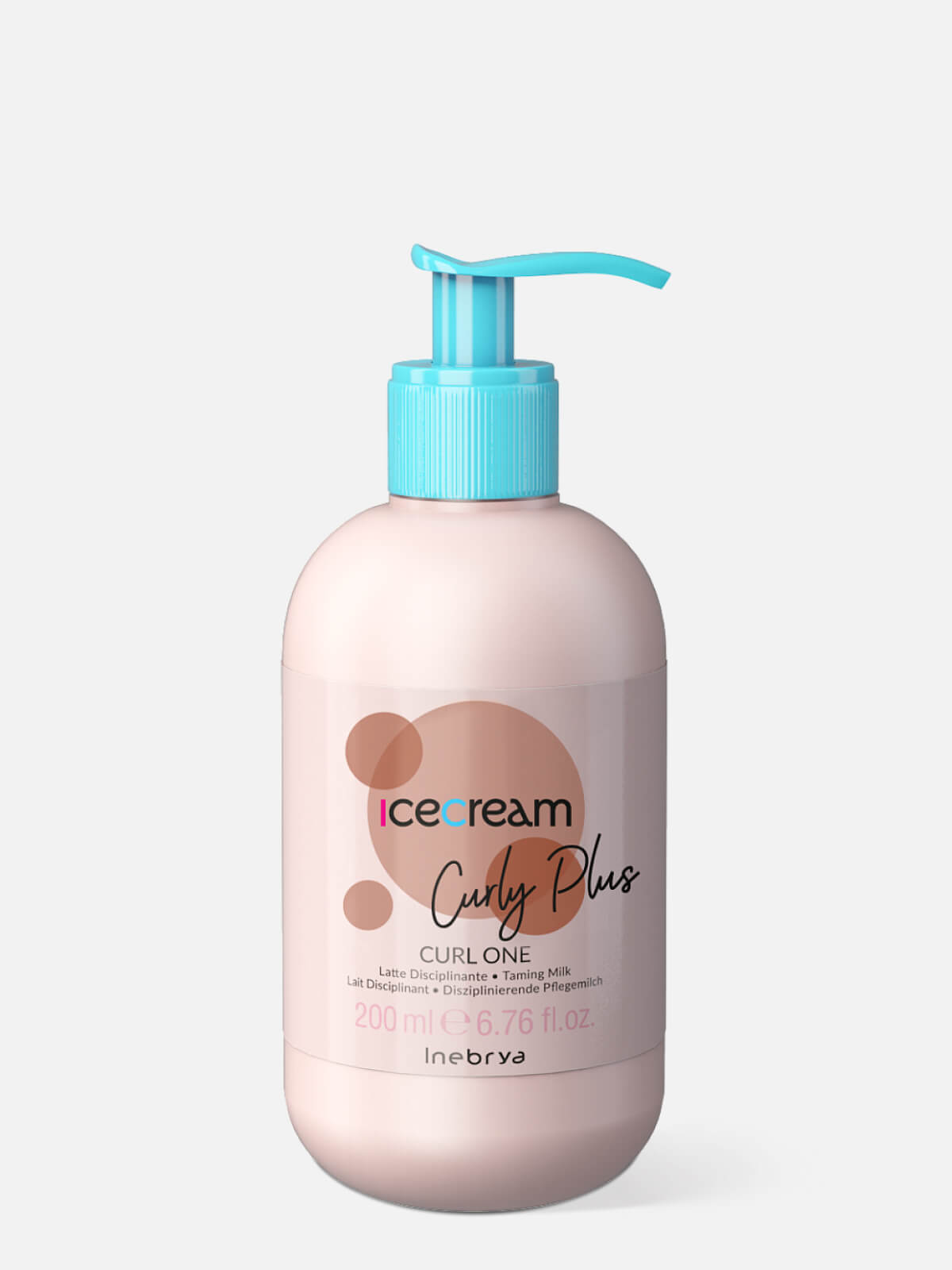 inebrya ice cream curly plus Молочко для кудрявых и волнистых волос curl one 200мл INEBRYA ICE CREAM CURLY PLUS Молочко для кудрявых и волнистых волос CURL ONE 200мл — изображение 1
