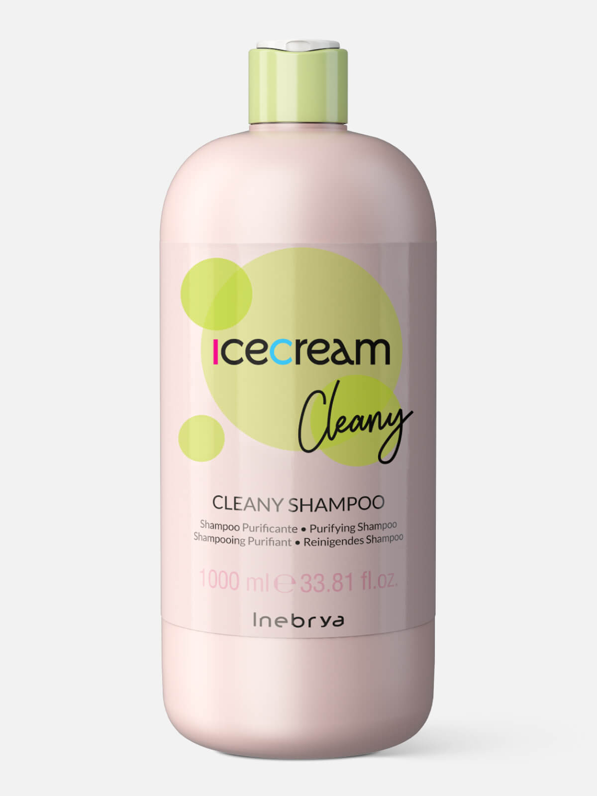 inebrya ice cream cleany Шампунь для волос против перхоти cleany shampoo 1000мл INEBRYA ICE CREAM CLEANY Шампунь для волос против перхоти CLEANY SHAMPOO 1000мл — изображение 1