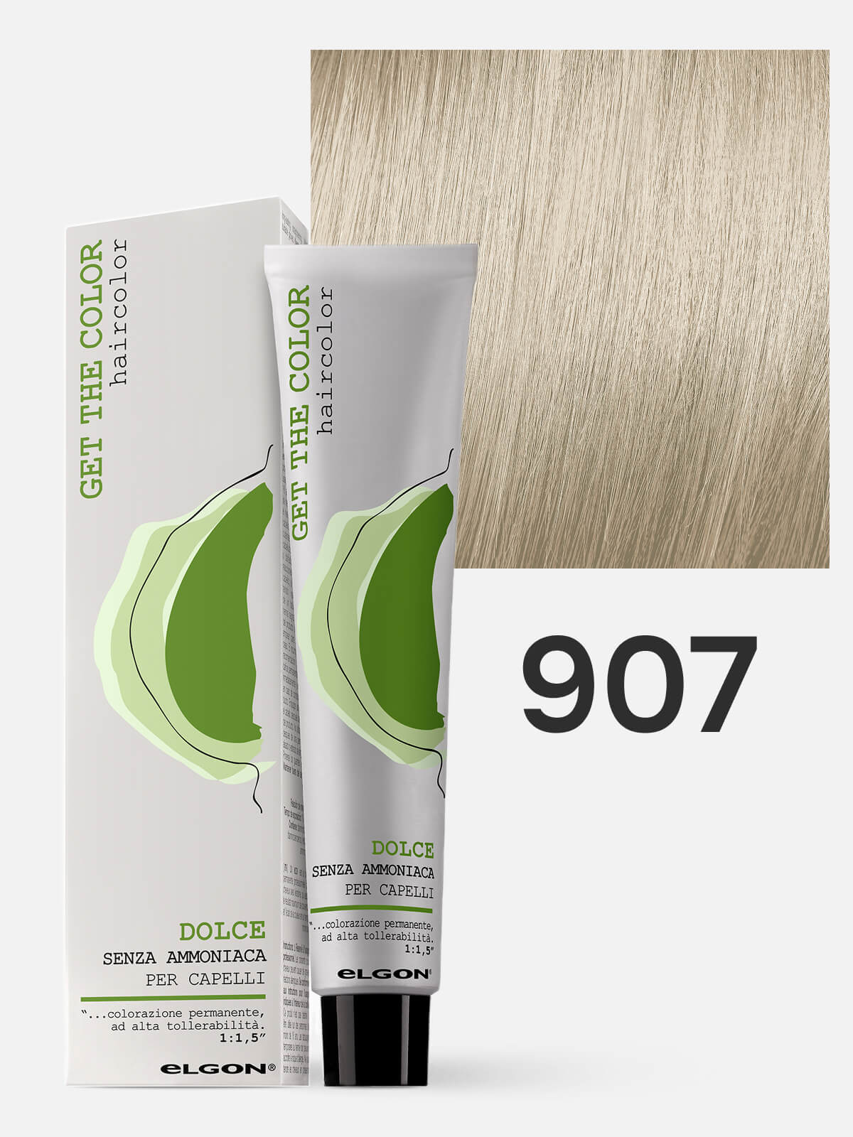 elgon get the color dolce Краска для волос без аммиака 907 ирис iris 100мл ELGON GET THE COLOR DOLCE Краска для волос без аммиака 907 ирис Iris 100мл — изображение 1