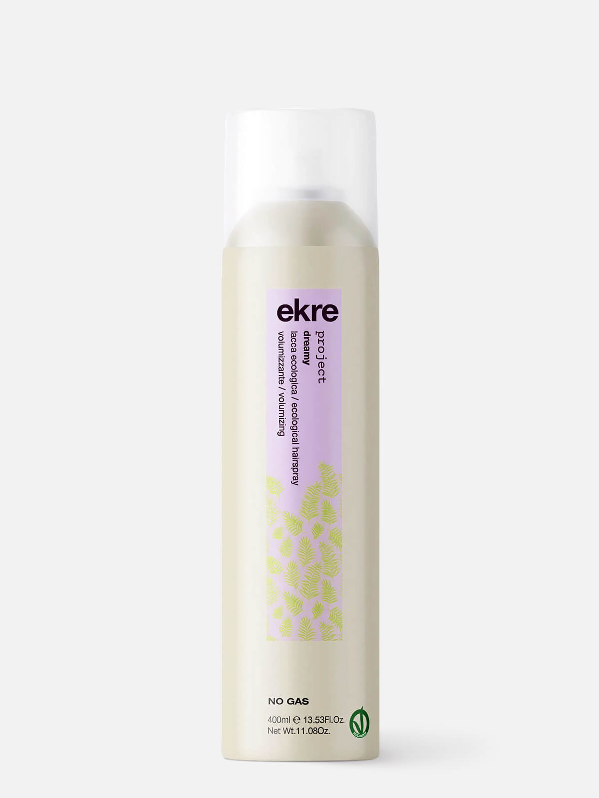 ekre project Лак без газа для фиксации объемных причесок dreamy ecological hairspray 400 мл EKRE PROJECT Лак без газа для фиксации объемных причесок Dreamy Ecological Hairspray 400 мл — изображение 1