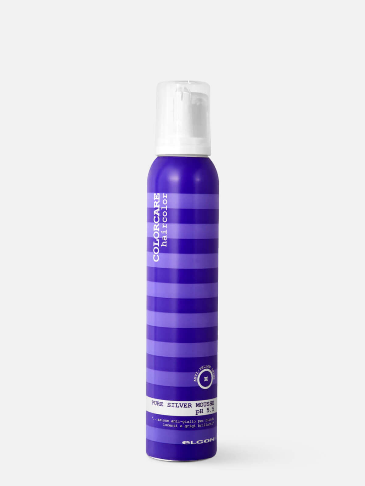 elgon color care Мусс кондиционер несмываемый для волос анти жёлтый pure silver mousse ph 5,5 200мл ELGON COLOR CARE Мусс-кондиционер несмываемый для волос анти-жёлтый PURE SILVER MOUSSE pH 5,5 200 мл — изображение 1